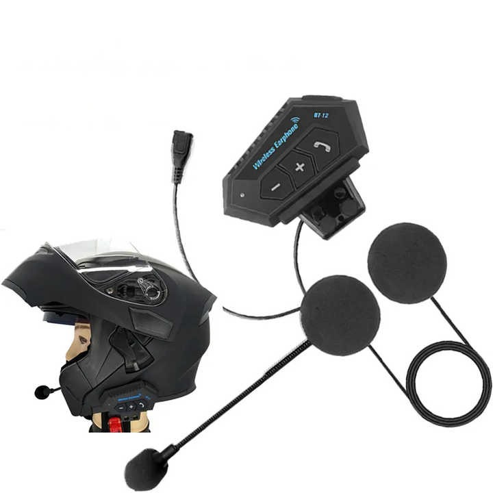 Kit Oreillette Bluetooth Pour Casque de Moto