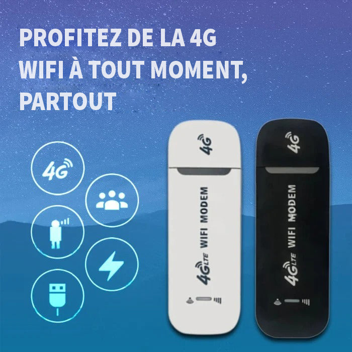 Modem USB 4G Sans fil (PROMOTION 50%)